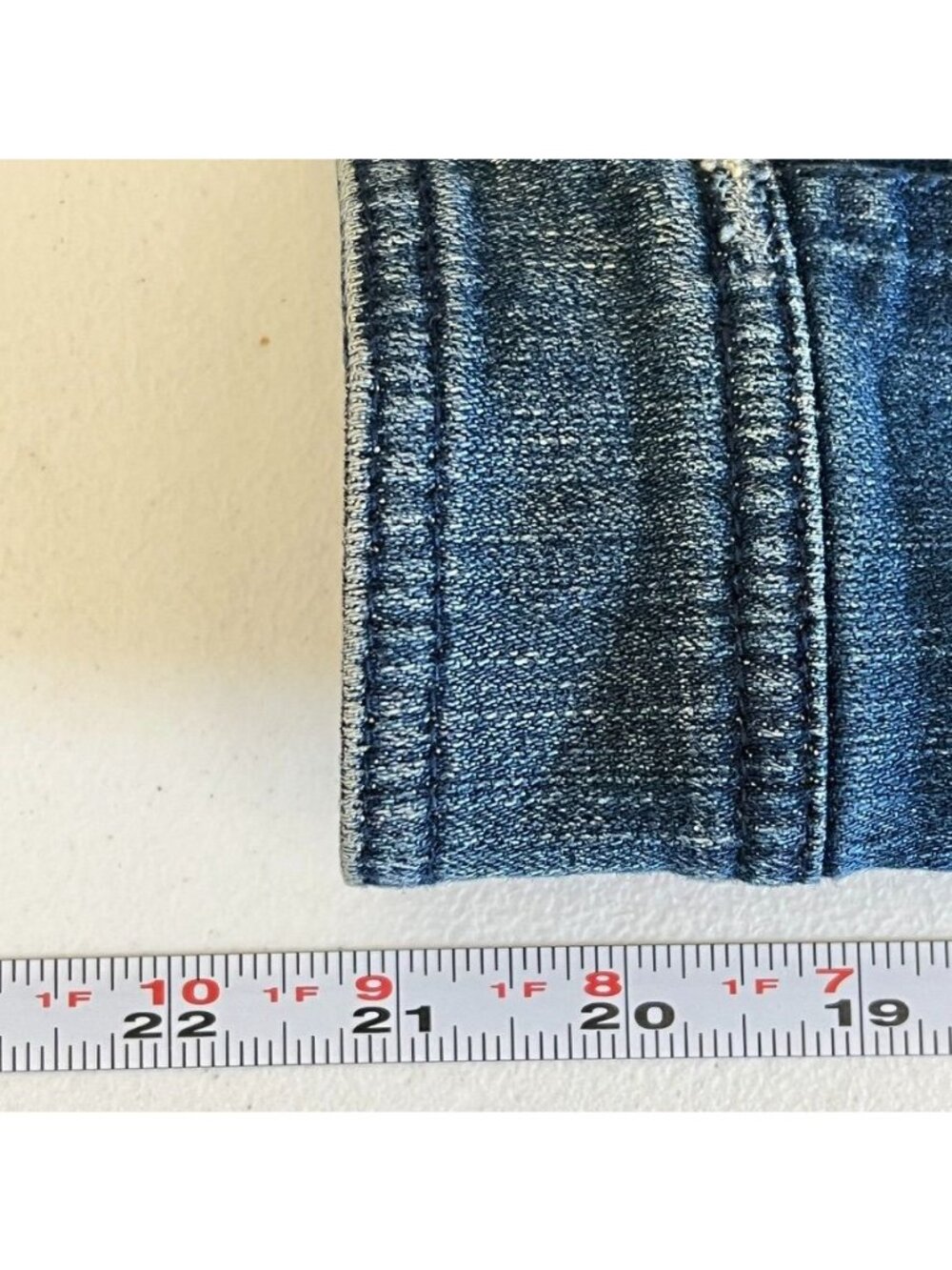 Pilcro and the Letterpress Distressed Denim Jacket Anthropologie Women’s Large - Picture 10 of 13